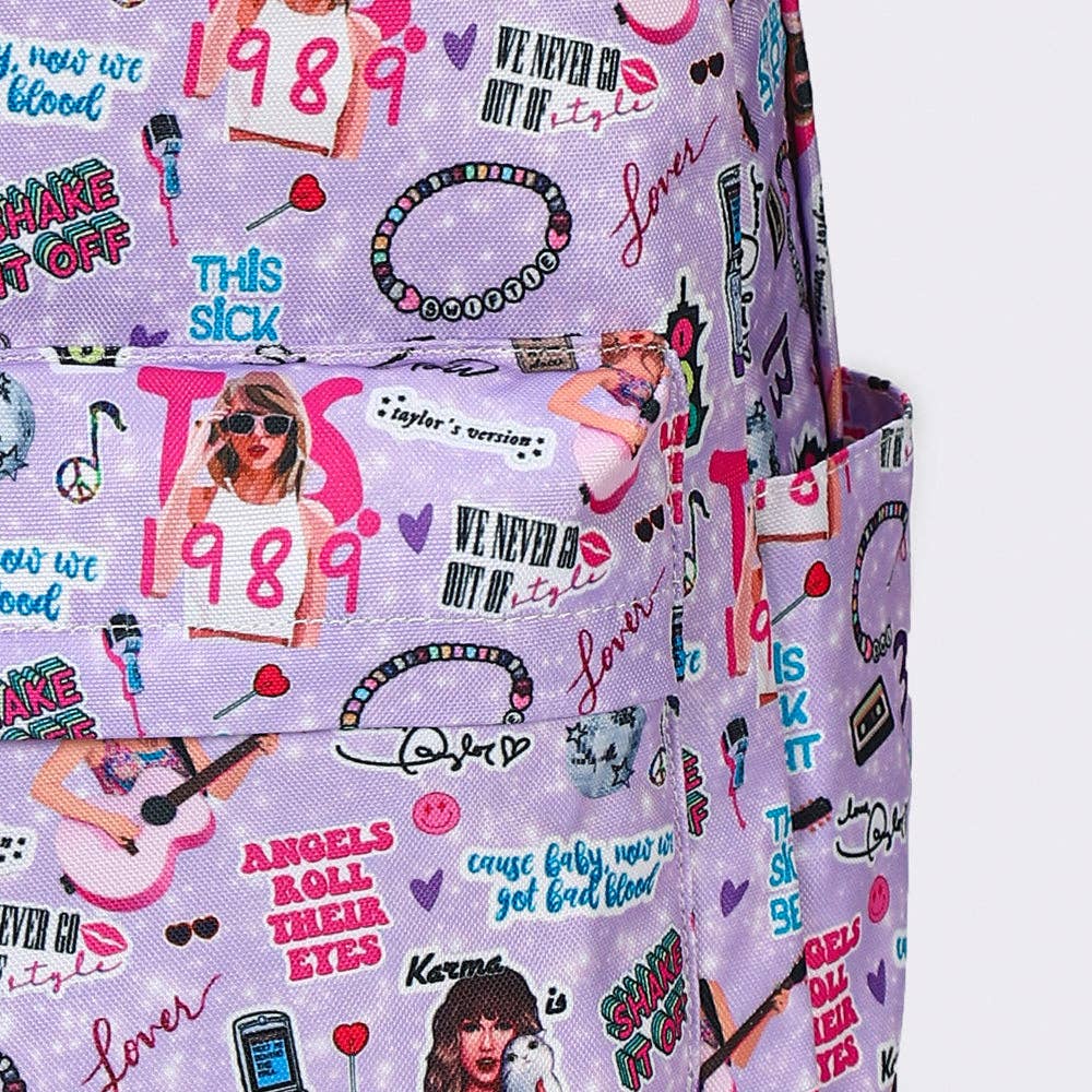 Lavender Music Tour Kids Backpack