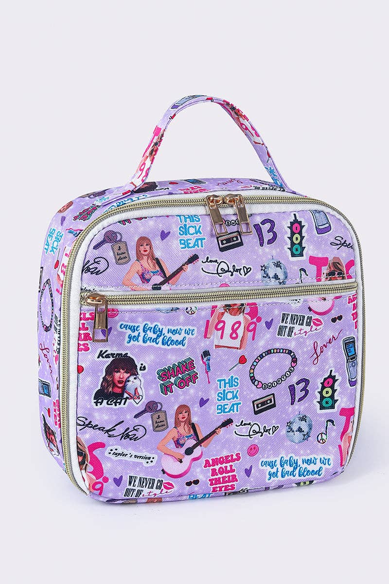 Kids Girls Music Tour Lunch Box bag