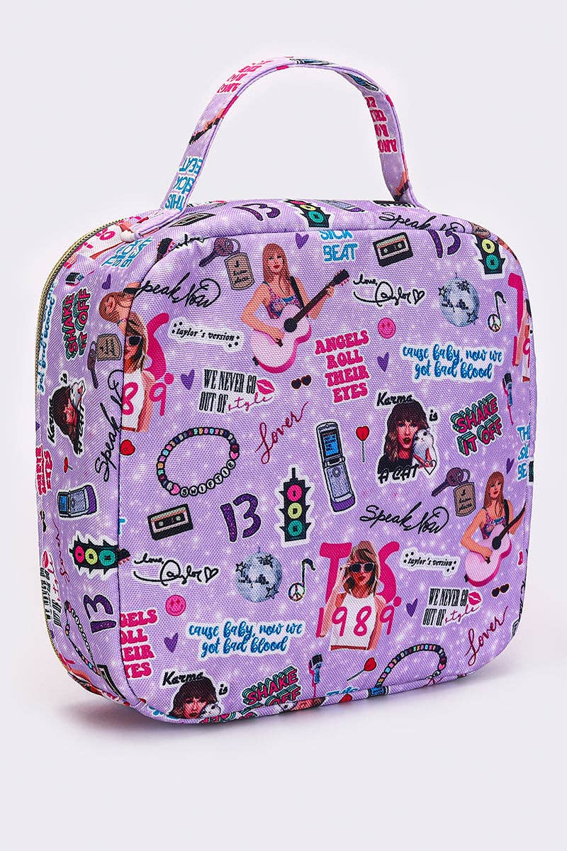 Kids Girls Music Tour Lunch Box bag